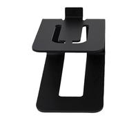 Desktop Speaker Stand, Carbon Steel Desktop Speaker Stand, Black Monitor Stands, Home Entertainment Furniture, Sleek Sound Speaker Riser For Home, Work, Study