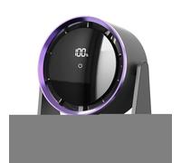 Desktop Table Fan, Personal Cooling Device, 6.93x3.39x7.52 inches, Five Speed Breeze, Quiet Airflow Circulator, Adjustable Tilt Blower, USB Rechargeable Ventilator, for Compact Travel Fan Light