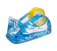 Desktop Tape Dispenser Modern - Acrylic | Clear Glitter Non Slip Office Tap