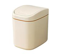 Desktop Trash Bin, Wastebasket, Easy Cleaning Desktop Use Bathroom Friendly Vanity Compatible Portable Bin Spill Resistant, Waste Can Dispenser for Bathroom Vanity, Coffee Table, Home Waste Bins