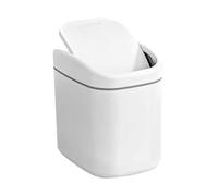 Desktop Trash Can with Lid Desk - Garbage Dustbin Waste Can Liter Small for | Small Desk Liter Wastebasket Dustbin Waste Trash Can Dispenser | for Home, Car, Bathroom Vanity, Coffee Table Desktop Trash