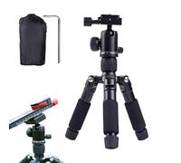 Desktop Tripod - Aluminum-Magnesium Alloy 25x10x10cm | Mini Desktop Camera Tripod, Portable Angle Adjustable Phone Stand Stable | For Photograph Selfie Live Streaming Night Fishing Camera Use