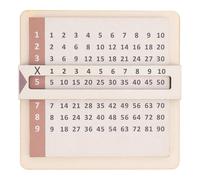 Deslice y aprenda cuadrículas de multiplicación, herramienta aprendizaje | para niños con ventana de visualización, practique las tablas de multiplicar del 1 al 10, alineado con los núcleos comunes