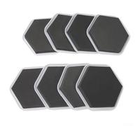 Desliza eficientemente tus muebles con este juego de 8 deslizadores protectores para todos los suelos