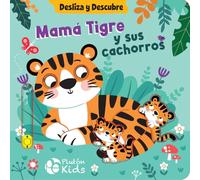 Desliza y descubre: Mamá Tigre y sus cachorros