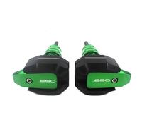 Deslizador Accesorios para Motocicleta: Protector Anticaídas con Bola De Protección para para Ninja 650 para Z (2017-2024) Topes Anticaida(Verde)