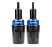 Deslizador Accesorios para Motocicleta: Protector De Escape, Protector contra Caídas, Motor, Protectores Chasis para para Z900 Topes Anticaida(Azul,X-2)