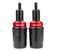 Deslizador Accesorios para Motocicleta: Protector De Escape, Protector contra Caídas, Motor, Protectores Chasis para para Z900 Topes Anticaida(Rojo,X-2)