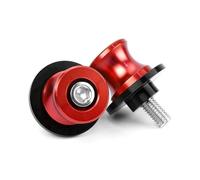Deslizador chasis Moto Anti para Kawasaki para Ninja 400 650 500 Z900 Z650 Z500 Z1000SX Z800 ZX6R ZX10R Motocicleta 8mm Bobinas Deslizantes Traseras Carretes Basculantes(Red)