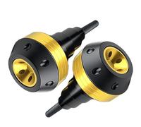 Deslizador Chasis Motocicleta con Bola Anticaída, para Benelli Caffe Nero 250 2008-2020, Aluminio, para Motor Motocicleta, Protección contra Impactos, Barra Protectora, Accesorios,Gold