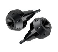 Deslizador Chasis Motocicleta con Bola Anticaída, para Benelli Caffe Nero 250 2008-2020, Aluminio, para Motor Motocicleta, Protección contra Impactos, Barra Protectora, Accesorios,Black