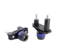 Deslizador Cuadro Moto Compatible Con Qianjiang Para SAI600 Para ZHUI600 Deslizadores De Marco De Motocicleta Almohadillas Protectoras Antichoque Accesorios De Protección Contra Caídas(Blue)