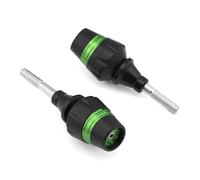 Deslizador Cuadro Moto Para S1000RR 2015-2018 Deslizadores Marco Universales Motocicleta Bobinas Protectoras Contra Choques Modificación Protección Contra Caídas(Green)