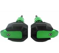 Deslizador Cuadro Motocicleta Barra protección contra caídas Motocicleta para FZ6 FZ6S S2 Deslizador chasis Fazer Protector carenado Almohadilla Protectora Motocicleta Slider(Green)