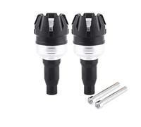 Deslizador Cuadro Motocicleta Tapa Deslizante Marco Anticaída Motor Varilla Protección Motocicleta Tornillo Para M10 10 Mm Protector Universal Contra Colisiones Y Caídas Topes Anticaida(Plata)
