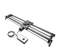 Deslizador de cámara motorizado, Plataforma rodante de Pista Deslizante de vídeo de Fibra de Carbono de 60-120 cm con Seguimiento de lapso de Tiempo Disparo panorámico de 120 Grados(60CM)
