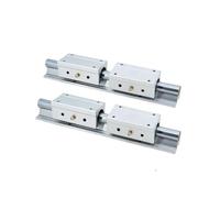 Deslizador de cojinete lineal con riel deslizante 800-1000mm 2 Uds Guía Lineal SBR20 + 4 Bloques De Rodamientos Lineales SBR20LUU Uso For Piezas Riel 20mm(950mm)