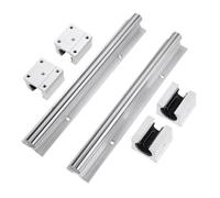 Deslizador de cojinete lineal con riel deslizante Carril guía lineal de acero for rodamientos, 2 uds., 200-1000mm, SBR40 y 4 Uds., bloques deslizantes lineales SBR40UU(200mm)