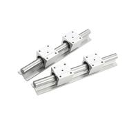 Deslizador de cojinete lineal con riel deslizante Riel Guía Lineal De 300-1000 Mm, 2 Unidades SBR30 + SBR30UU, 4 Juegos Deslizadores Con Bloque Rodamiento Bolas(300mm)