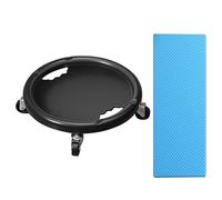 Deslizador de ejercicio abdominal - Equipo de entrenamiento de fuerza con almohadilla, 150kg multifunción Ab Wheel Board With Pad | 360 grados Rotating Fitness Roller Wheel For Training