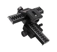 Deslizador de enfoque de aluminio mejorado de 4 vías deslizante de enfoque de 4 vías para accesorios de cámara de acercamiento, regulador de cámara de aluminio