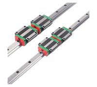 Deslizador de guía de movimiento lineal de metal 4 unidades de bloque deslizante de carro con brida lineal HGW25CC + 2 unidades de riel guía lineal HGR25 de 950 mm