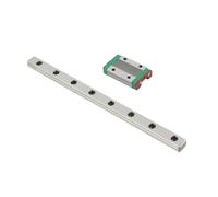 Deslizador de guía de movimiento lineal de metal Guía lineal MGN9 Mini carril guía lineal en miniatura con 1 Uds. Deslizador MGN9C(100mm)