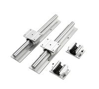 Deslizador de guía de movimiento lineal de metal SBR25 2 uds carril guía lineal 300-1000mm carril de soporte completo + 4 Uds SBR25LUU bloque de soporte lineal(900mm)