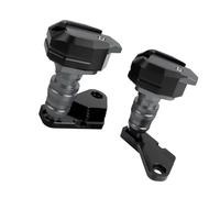 Deslizador De Marco Protección contra Caídas Almohadilla Choque para GSXR1000 K9 para GSX R 1000 para GSX-R 2009-2016 Topes Anticaida(Titanium)