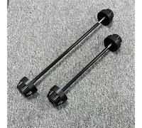 Deslizador De Marco Rueda Horquilla Delantera Y Trasera Motocicleta para Yamaha FZ-07 FZ07 2014-2021protección contra Caídas Moto Cubierta Deslizante Eje Horquilla Delantera(Parte Trasera Delantera)