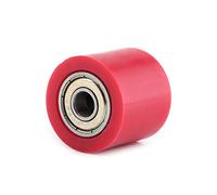 Deslizador de rodillo de polea de cadena, 8 mm/10 mm Deslizador de rodillo de polea de cadena Guía de rueda tensora para bicicleta de calle Motocicleta ATV(Red8MM)