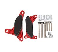 Deslizador del ESTATOR del Motor DE LA Motocicleta PROTECCIÓN del Marco Anti Choque FZ1 FZ8 FAZER (Roja)
