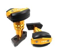 Deslizador Deslizador De Marco Protección contra Caídas para Motocicleta, Protector Carenado, Almohadilla Antichoque para Kawasaki para Z750 2007-2013 Topes Anticaida(Oro)
