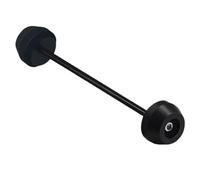 deslizador eje moto Compatible Con Yamaha Para MT-01 2005-2012 Eje Rueda Delantera Trasera Motocicleta Horquilla Deslizadores Almohadilla Protectora Contra Caídas(Black,Rear)