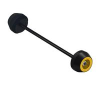 deslizador eje moto Compatible Con Yamaha Para TMAX500 2008-2016 Para TMAX530 2012-2016 Eje Rueda Delantera Trasera Horquilla Deslizadores Almohadilla Protectora Contra Caídas(Yellow,Rear)