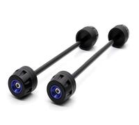 deslizador eje moto Compatible Con Yamaha Para Tracer 900 9 GT 2021 2022 2023 Deslizadores De Horquilla De Eje Delantero Trasero Para Motocicleta Accesorios Protectores Rueda Motocicleta(Blue)