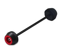 deslizador eje moto Para Ninja650 2018-2024 Para Ninja1000SX 2023 2024 Protección Contra Choques Motocicleta Eje Delantero Trasero Horquilla Deslizadores Para Cubo Rueda(Red,Front)