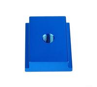 Deslizador en T de aleación de aluminio para mesa de carpintería, tuerca de ranura en T M6/M8 compatible con mesa de enrutador, sierra ingletadora, extensiones de sierra de mesa, banda (M8 azul)