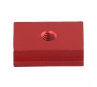 Deslizador en T de aleación de aluminio para mesa de carpintería, tuerca de ranura en T M6/M8 compatible con mesa de enrutador, sierra ingletadora, extensiones de sierra de mesa, 1 pieza rojo/azul (M6