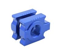 deslizador guía cadena Compatible con KT&M Compatible motocicletas Reguladores deslizantes de ajuste cadena 20 mm(For KTM Blue)
