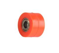 deslizador guía cadena Compatible con KT&M, guía de rueda Universal, polea, tensor, cadena rodillos, motocicleta, 8mm/10mm(Orange 10mm)
