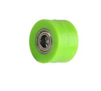 deslizador guía cadena Compatible con KT&M, guía de rueda Universal, polea, tensor, cadena rodillos, motocicleta, 8mm/10mm(Green 10mm)