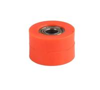 deslizador guía cadena Compatible con KT&M, guía de rueda Universal, polea, tensor, cadena rodillos, motocicleta, 8mm/10mm(Orange 8mm)