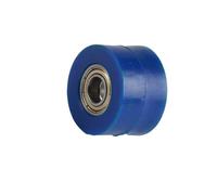 deslizador guía cadena Compatible con KT&M, guía de rueda Universal, polea, tensor, cadena rodillos, motocicleta, 8mm/10mm(Blue 10mm)