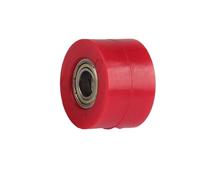 deslizador guía cadena Compatible con KT&M, guía de rueda Universal, polea, tensor, cadena rodillos, motocicleta, 8mm/10mm(Red 10mm)