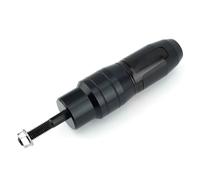 Deslizador Marco Motocicleta Compatible con Yamaha para XMAX250 para XMAX300 para XMAX400 Deslizadores Marco Protector Almohadillas Tope Topes Anticaida(Black,1pcs)