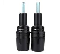 Deslizador Protectores Chasis Motocicleta, Protectores Horquilla Delantero Trasero, Topes Laterales contra Impactos para MT07 Tracer 2014-2026 Topes Anticaida(Negro,X-Set)