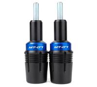 Deslizador Protectores Chasis Motocicleta, Protectores Horquilla Delantero Trasero, Topes Laterales contra Impactos para MT07 Tracer 2014-2026 Topes Anticaida(Azul,X-Set)