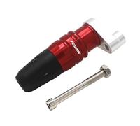 Deslizador Protectores De Chasis, Deslizadores Y Cubiertas Protectoras para Motor para YZF R3 R25 MT03 (2019-2025) Topes Anticaida(Rojo,X-4)