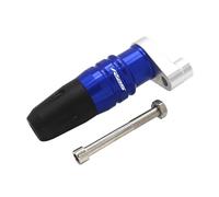 Deslizador Protectores De Chasis, Deslizadores Y Cubiertas Protectoras para Motor para YZF R3 R25 MT03 (2019-2025) Topes Anticaida(Azul,X-4)